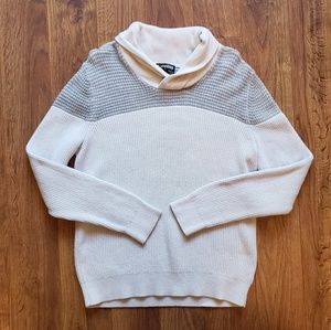 NWOT - EXPRESS Men's Gray & White Sweater